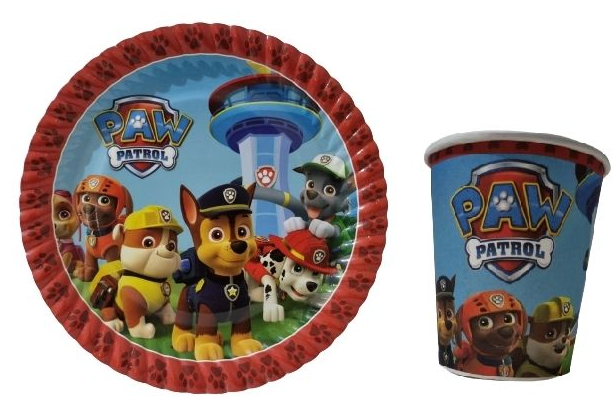 TABAK BARDAK PAW PATROL