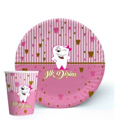 TABAK BARDAK DİŞ PEMBE