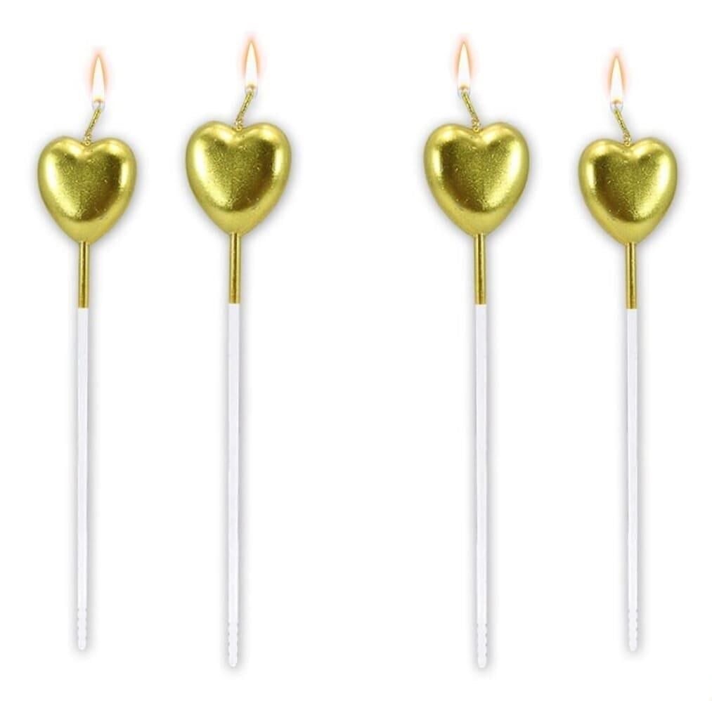 MUM 15 CM KALP ÇUBUKLU ALTIN 4 LÜ