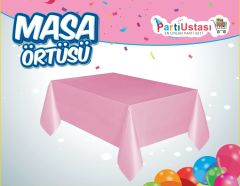 DÜZ MASA ÖRTÜSÜ PEMBE