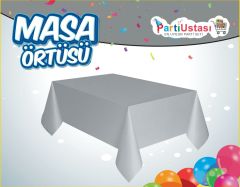 DÜZ MASA ÖRTÜSÜ GÜMÜŞ