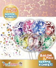BALON PULU PARLAK PEMBE