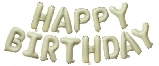 SET HAPPY BIRTHDAY KREM FOLYO