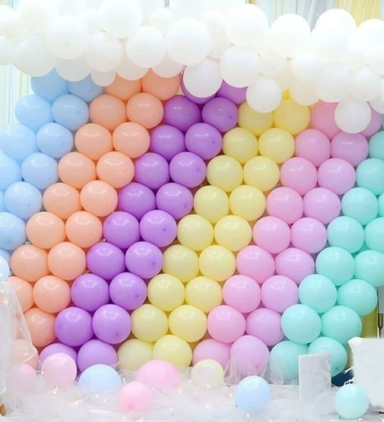BALON MACARON SARI 100 LÜ