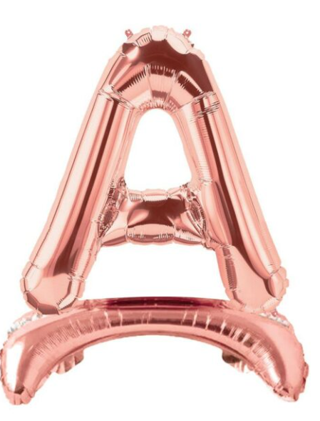 32''AYAKLI ROSE GOLD A HARF