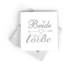 BASKILI PEÇETE BREDE TO BE BEYAZ / GÜMÜŞ