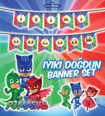 YAZI ZARF BANNER PJ MASKS