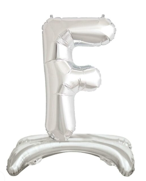 32'' AYAKLI GÜMÜŞ F HARFİ