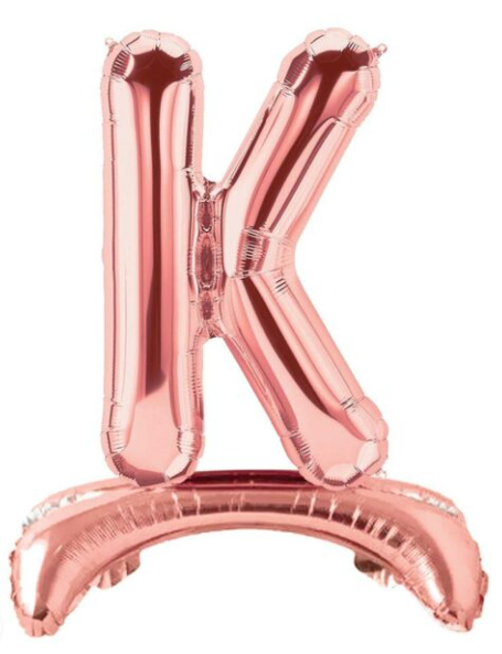 32''AYAKLI ROSE GOLD K HARF