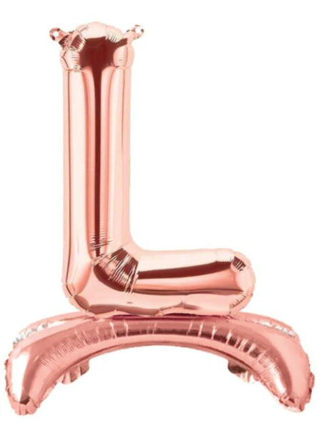 32''AYAKLI ROSE GOLD L HARF