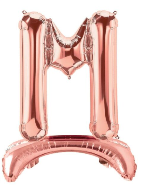 32''AYAKLI ROSE GOLD M HARF