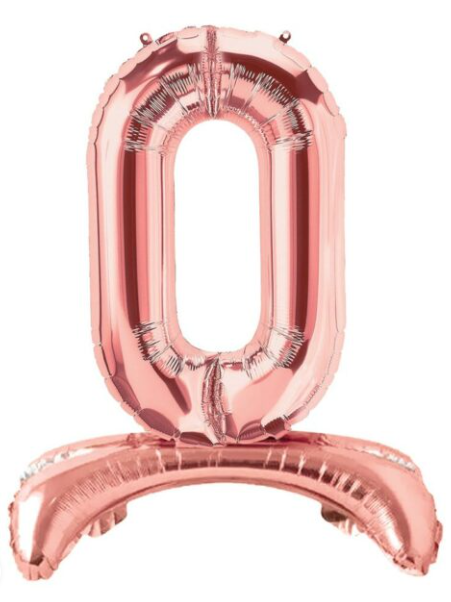 32''AYAKLI ROSE GOLD O HARF