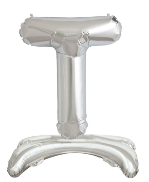 32'' AYAKLI GÜMÜŞ T HARFİ