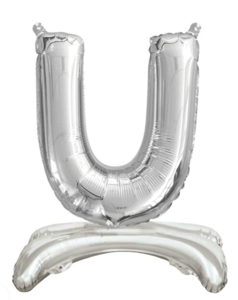 32'' AYAKLI GÜMÜŞ U HARFİ