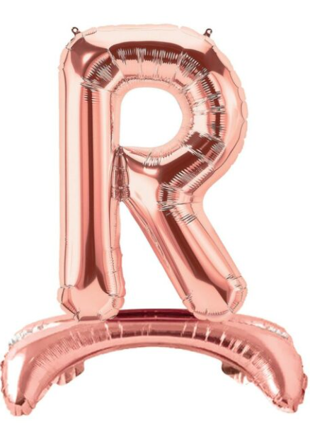 32''AYAKLI ROSE GOLD R HARF