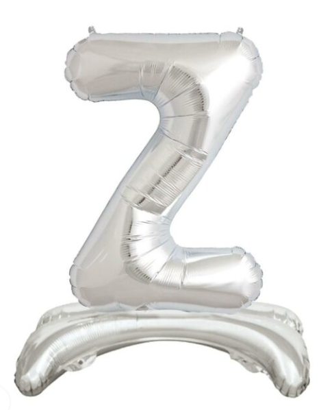 32'' AYAKLI GÜMÜŞ Z HARFİ