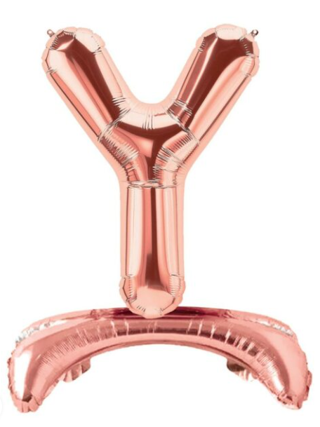 32''AYAKLI ROSE GOLD Y HARF