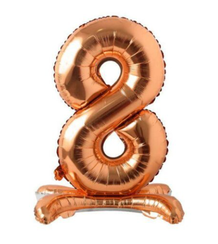 32''AYAKLI ROSE GOLD 8 RAKAMI