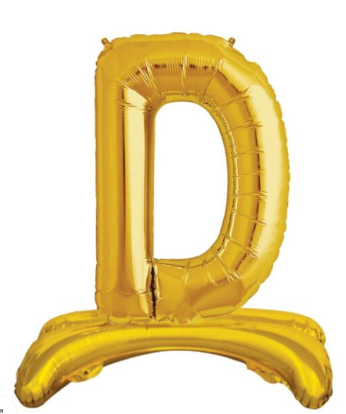 32''AYAKLI GOLD D HARF