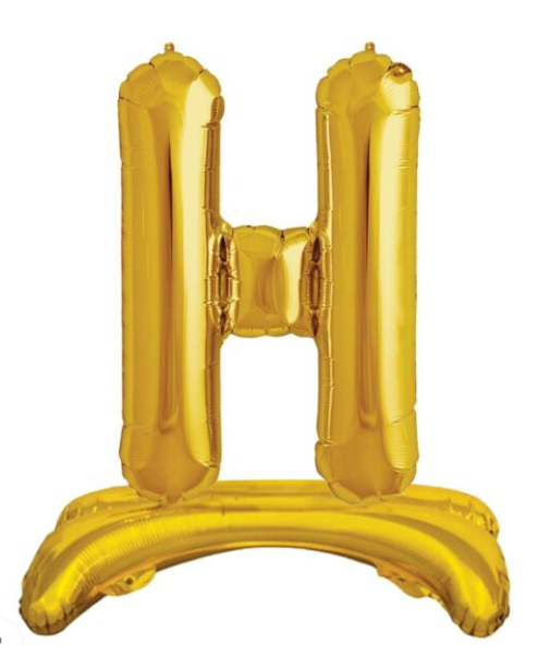 32''AYAKLI GOLD H HARF