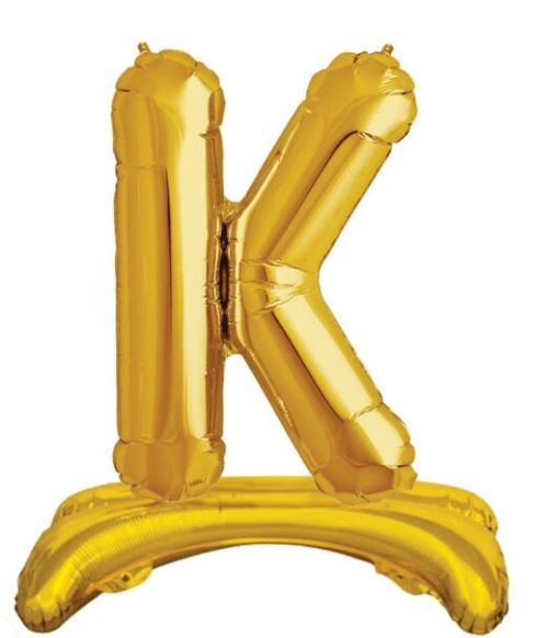 32''AYAKLI GOLD K HARF