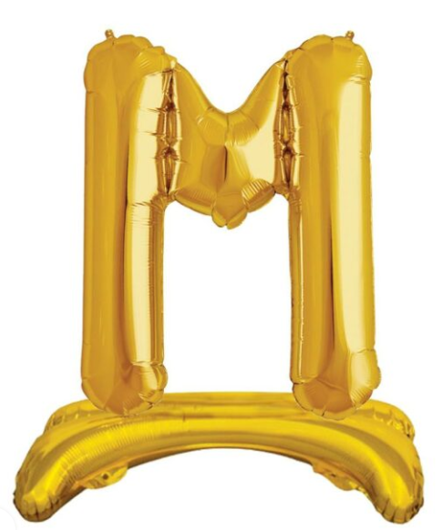 32''AYAKLI GOLD M HARF