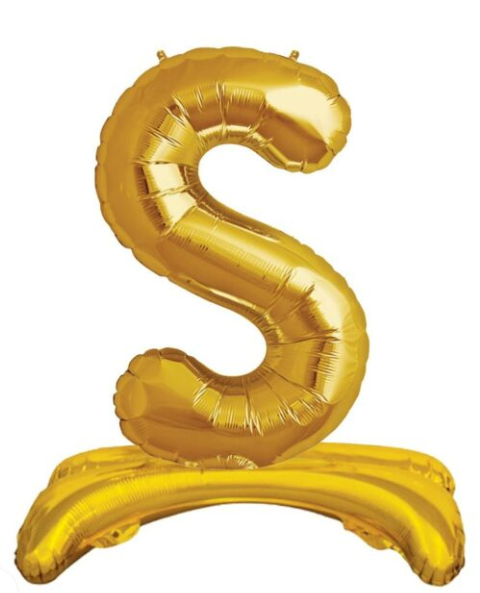 32''AYAKLI GOLD S HARF