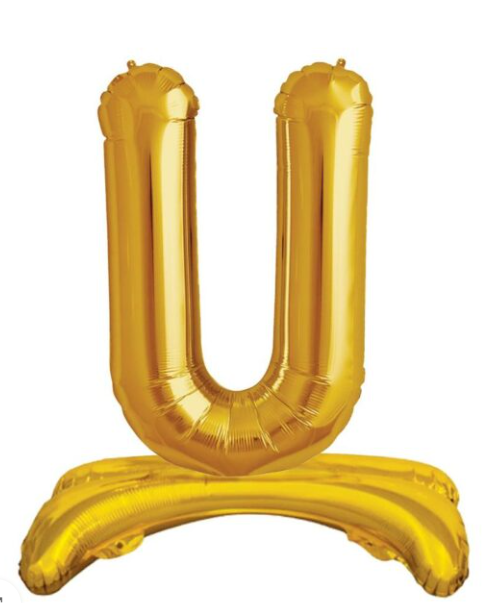 32''AYAKLI GOLD U HARF