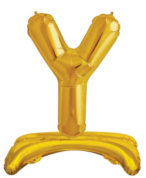 32''AYAKLI GOLD Y HARF