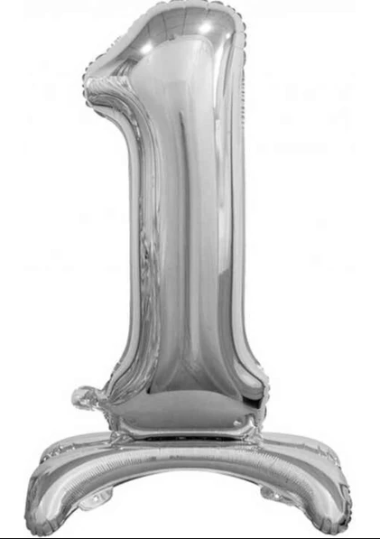 32''AYAKLI GÜMÜŞ 1 RAKAMI