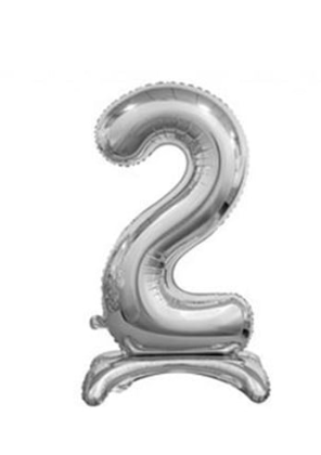 32''AYAKLI GÜMÜŞ 2 RAKAMI