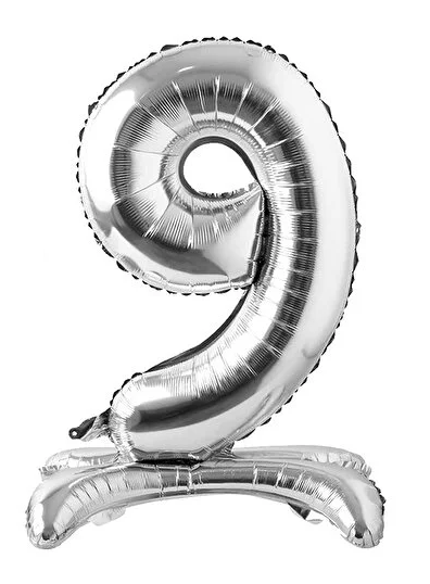 32''AYAKLI GÜMÜŞ 9 RAKAMI