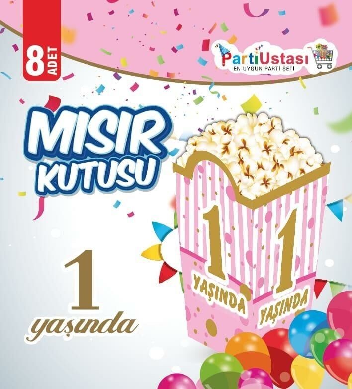 MISIR KUTUSU 1 YAŞ PEMBE 8 Lİ