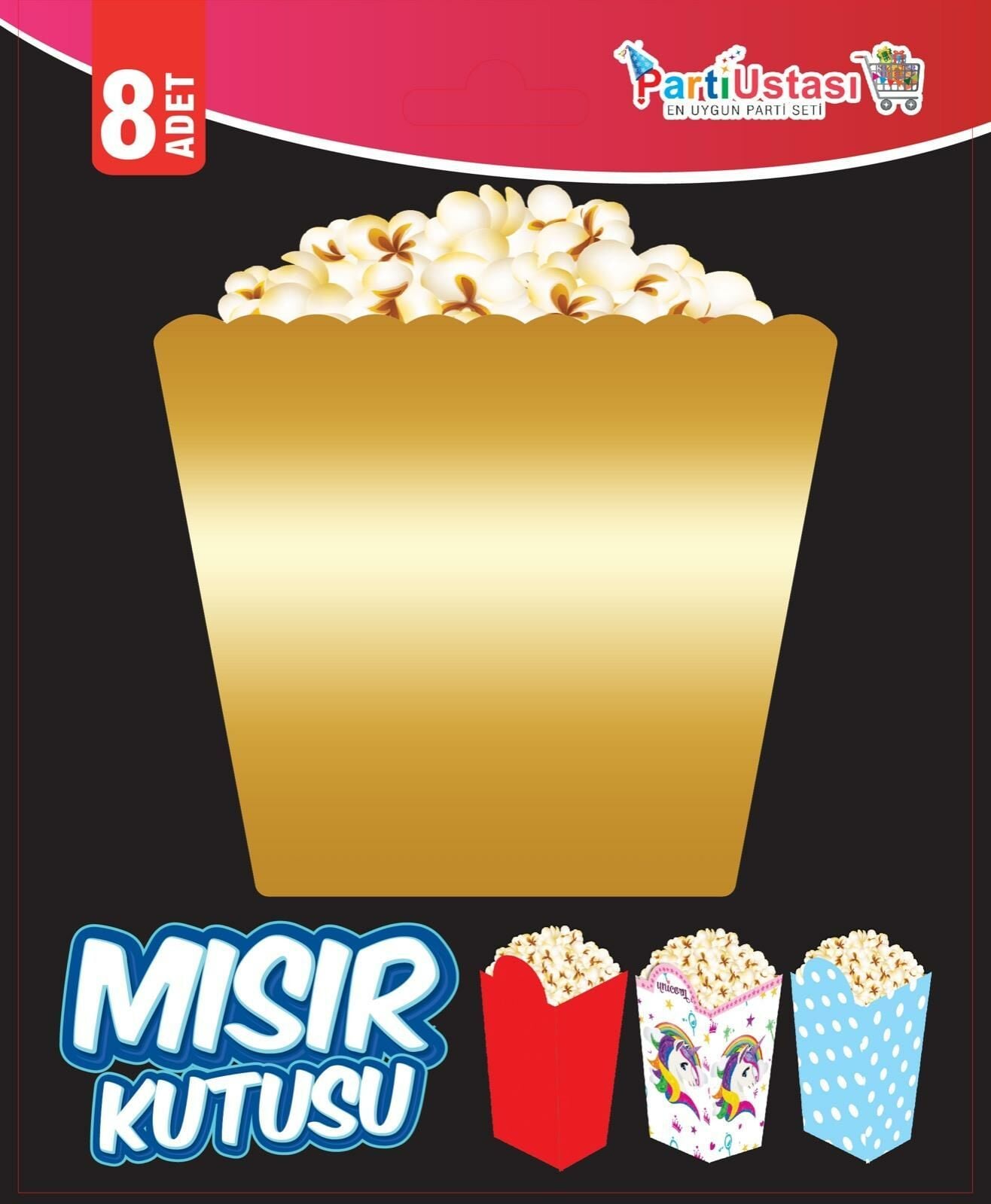 MISIR KUTUSU ALTIN ESKİTME 8 Lİ