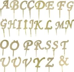 PLEKSİ 8 CM HARF ALTIN NO:Ğ