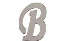 PLEKSİ 20 Lİ HARF GÜMÜŞ NO:B