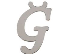 PLEKSİ 20 Lİ HARF GÜMÜŞ NO:Ğ