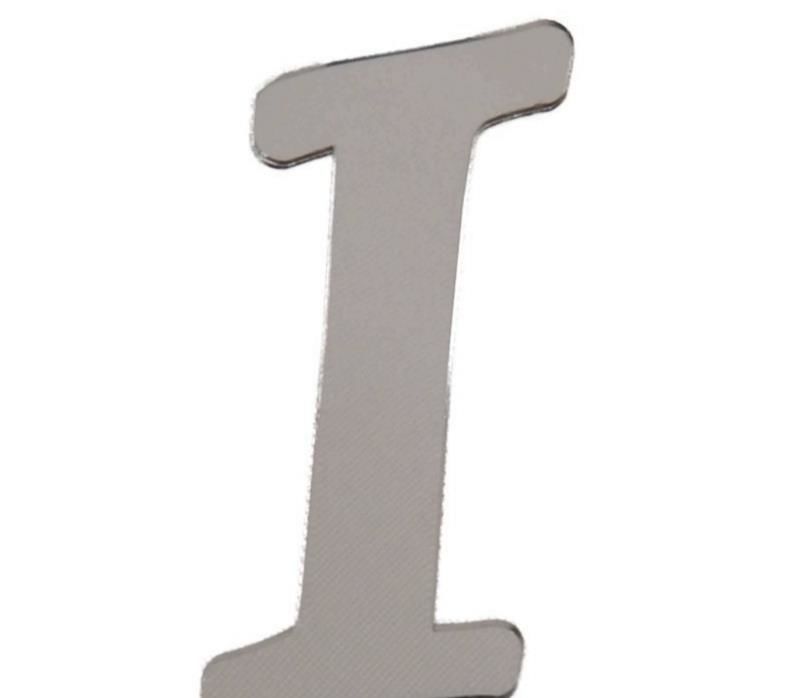 PLEKSİ 20 Lİ HARF GÜMÜŞ NO:I