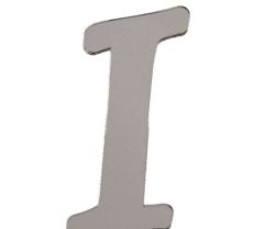 PLEKSİ 20 Lİ HARF GÜMÜŞ NO:I