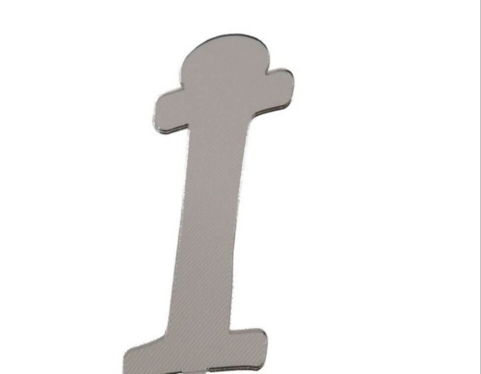 PLEKSİ 20 Lİ HARF GÜMÜŞ NO:İ