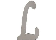 PLEKSİ 20 Lİ HARF GÜMÜŞ NO:L