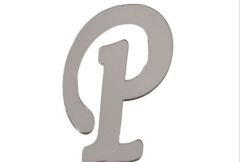 PLEKSİ 20 Lİ HARF GÜMÜŞ NO:P