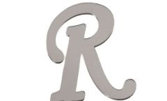 PLEKSİ 20 Lİ HARF GÜMÜŞ NO:R