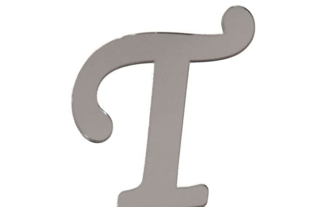 PLEKSİ 20 Lİ HARF GÜMÜŞ NO:T