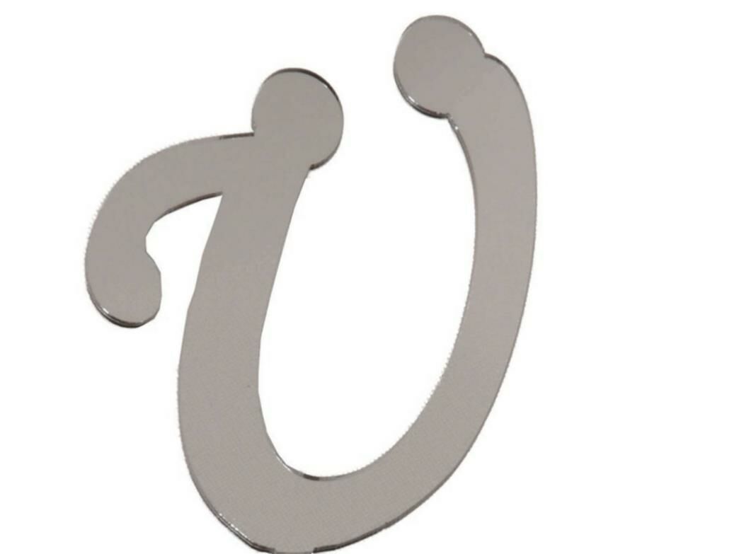 PLEKSİ 20 Lİ HARF GÜMÜŞ NO:Ü