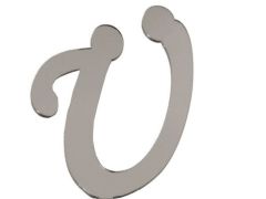 PLEKSİ 20 Lİ HARF GÜMÜŞ NO:Ü