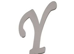 PLEKSİ 20 Lİ HARF GÜMÜŞ NO:Y