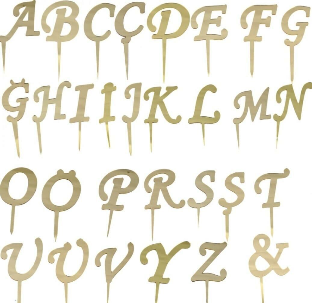 PLEKSİ 20 Lİ HARF ALTIN NO:A