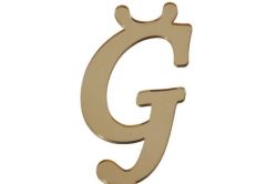 PLEKSİ 20 Lİ HARF ALTIN NO:Ğ