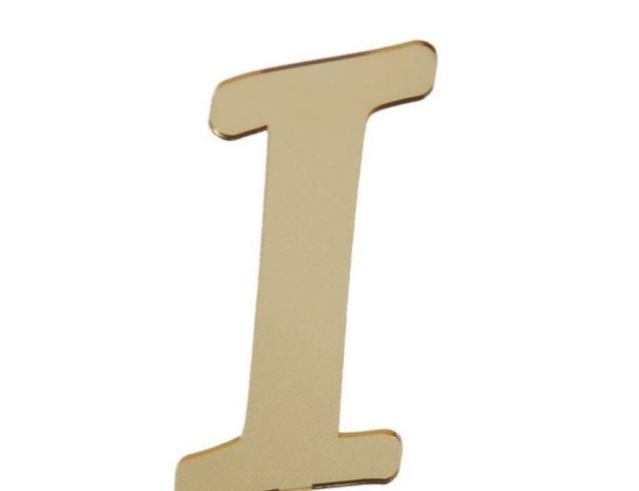 PLEKSİ 20 Lİ HARF ALTIN NO:I